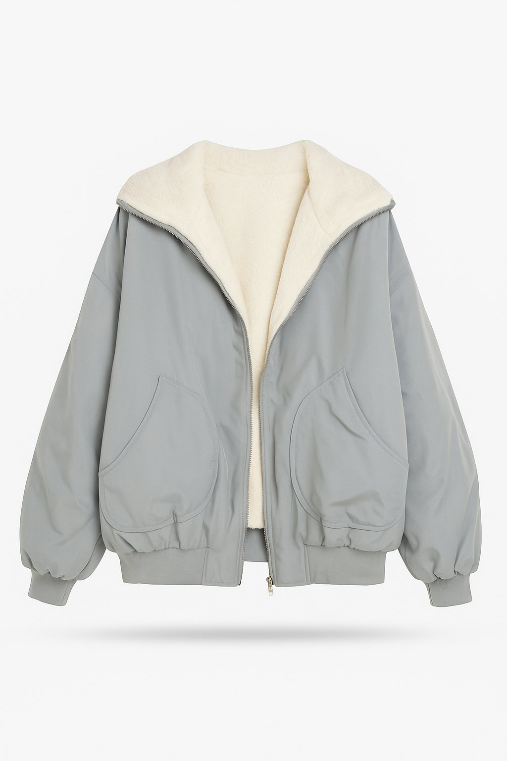 Kurtka Zimowa Damska Zamek | Oversize
