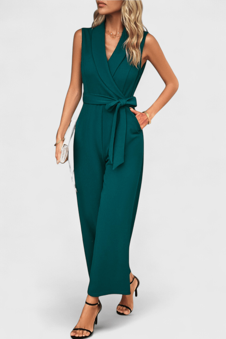 Karolina | Kombinezon Damski Elegancki Kopertowy