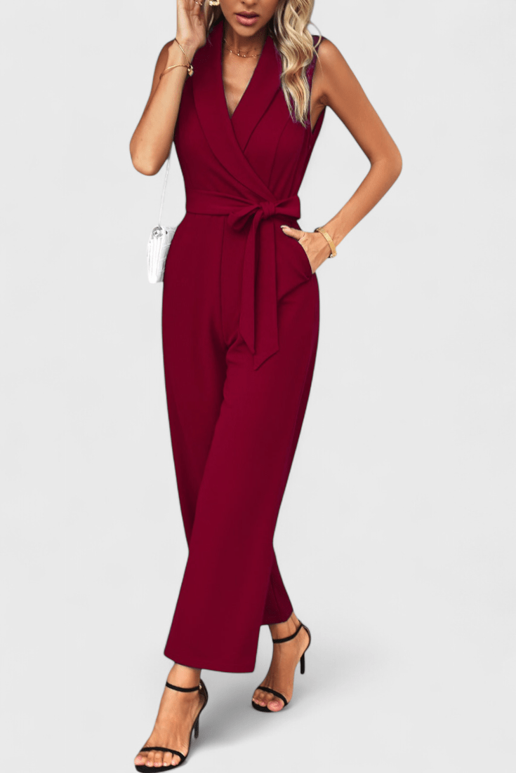 Karolina | Kombinezon Damski Elegancki Kopertowy