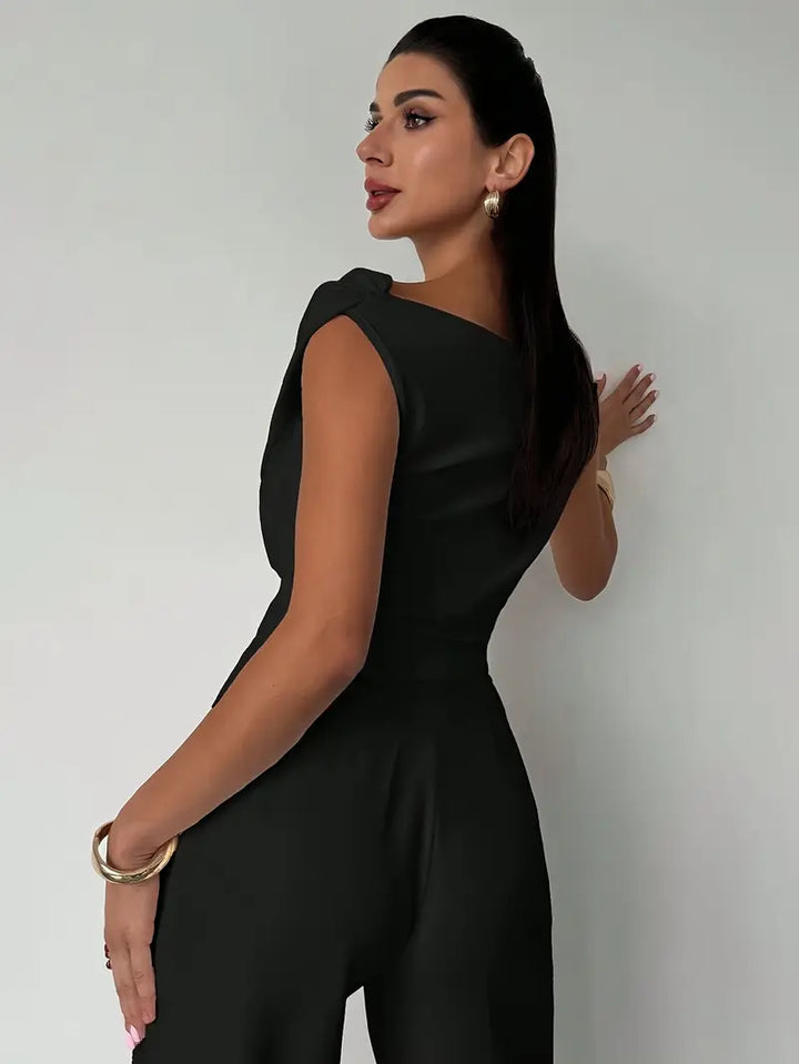 Céleste | Elegancka Bluzka Z Ozdobnym Drapowaniem