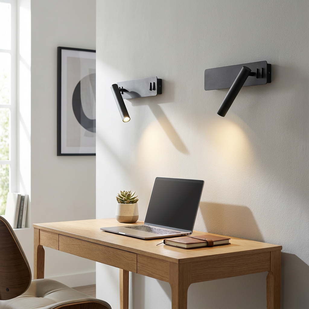 Lampa Ścienna LED Z Regulowanym Ramieniem Do Czytania