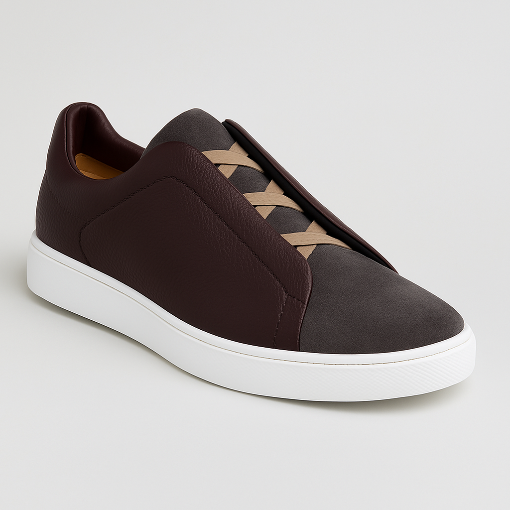 Sneakersy Męskie Casual Sznurowane