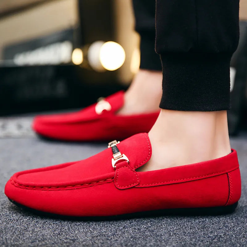 Krzysztof | Mokasyny Męskie Zamszowe Eleganckie