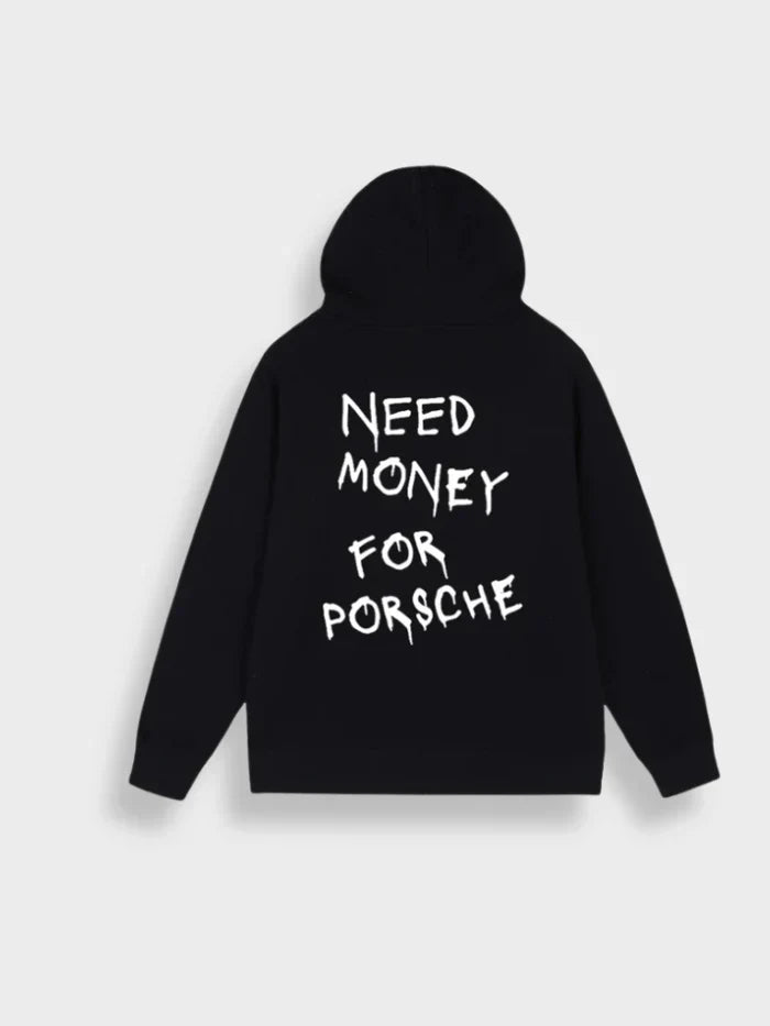 Męska Bluza z Kapturem Oversized | Graficzna