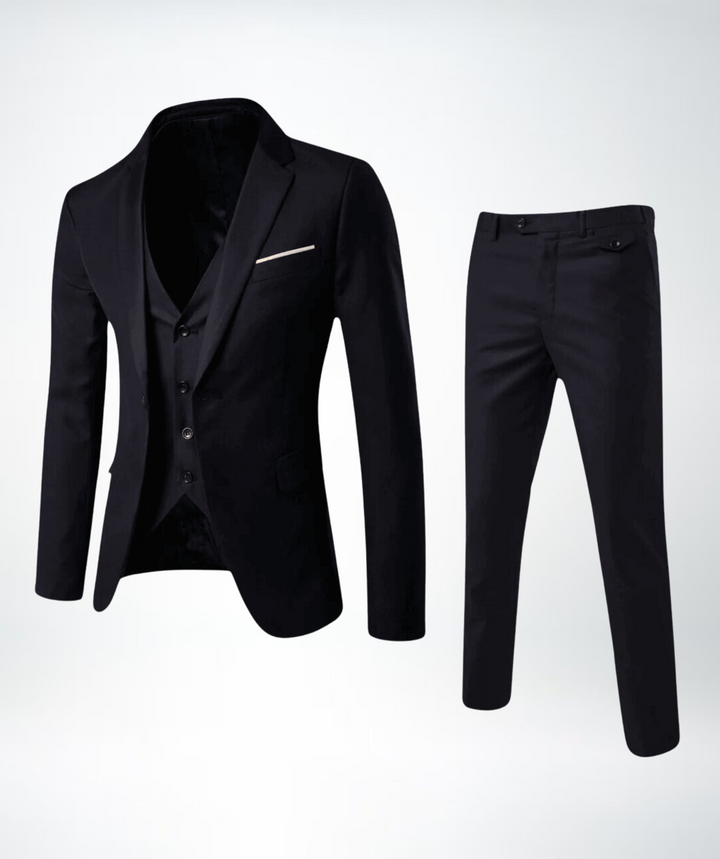Vincent | Trzyczęściowy Garnitur Męski Formal Slim Fit