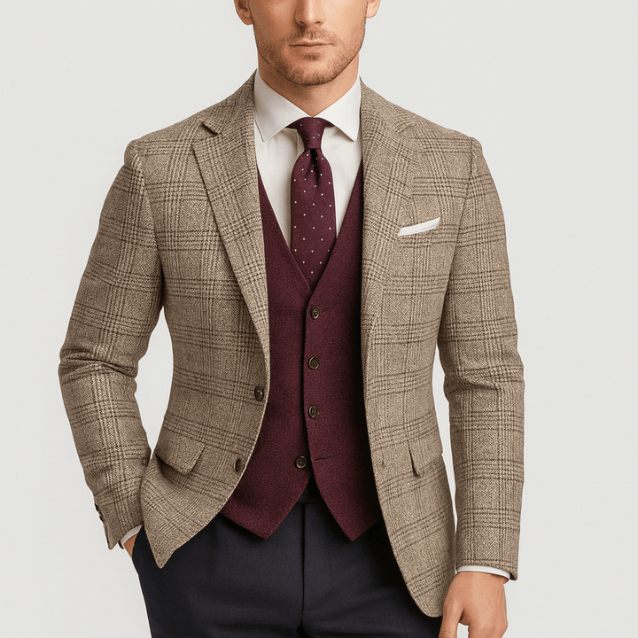 Vittorio | Marynarka Slim Fit O Eleganckim Kroju