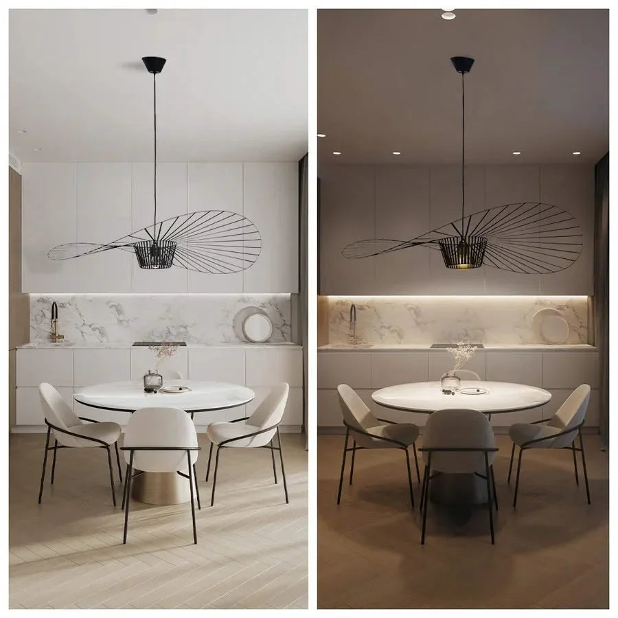 Wisząca Lampa LED O Ażurowej Formie Do Jadalni I Salonu