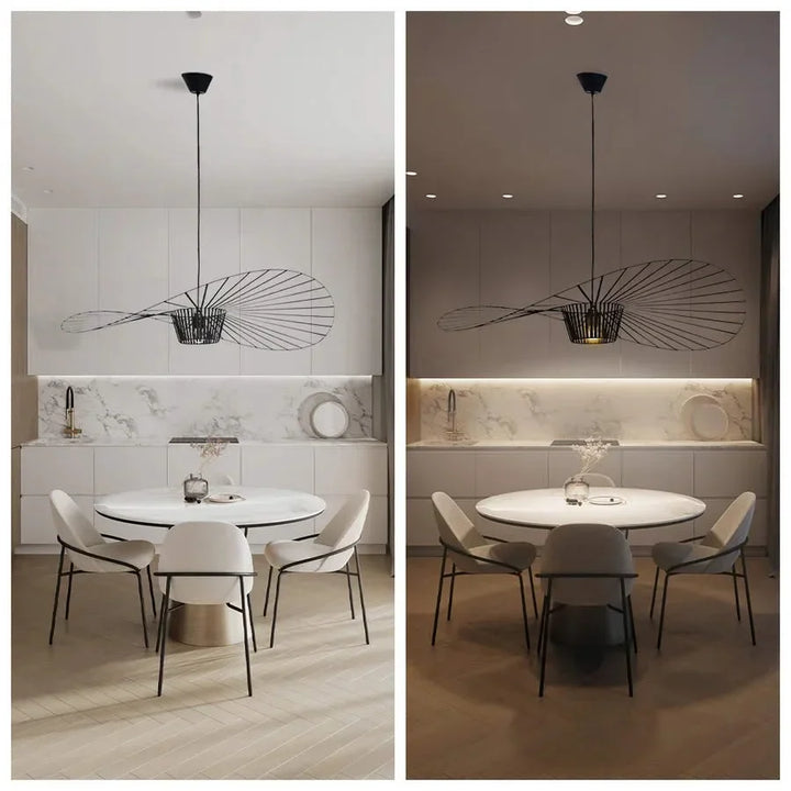 Wisząca Lampa LED O Ażurowej Formie Do Jadalni I Salonu