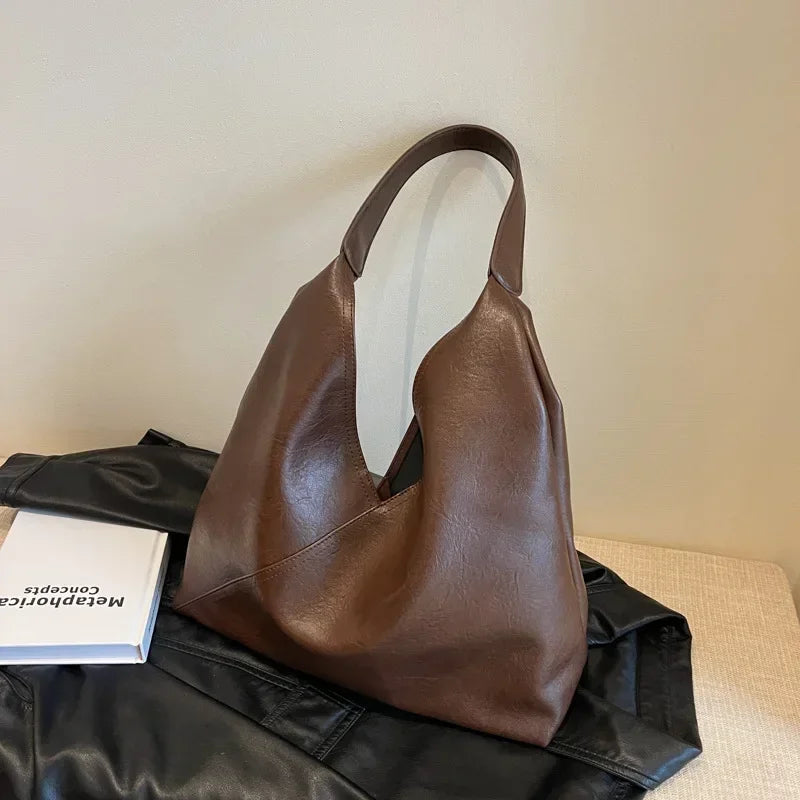 Torebka Damska Shopper Z Szerokim Uchwytem