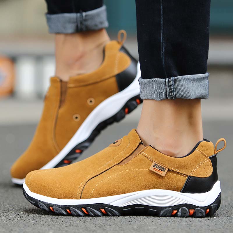 Buty Outdoor Męskie Wsuwane Z Wysoką Podeszwą