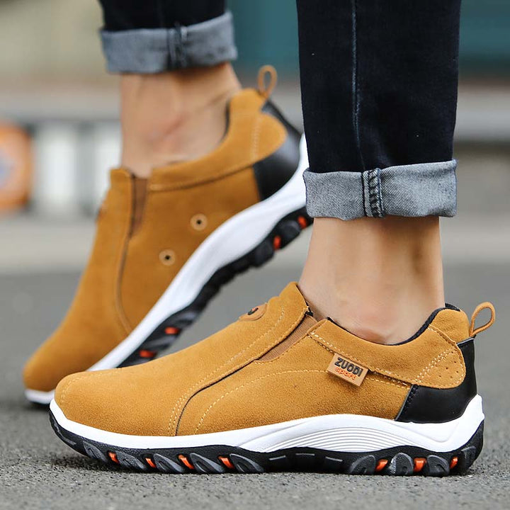 Buty Outdoor Męskie Wsuwane Z Wysoką Podeszwą