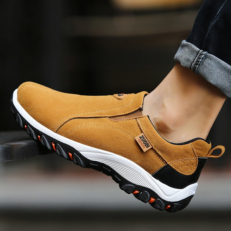 Buty Outdoor Męskie Wsuwane Z Wysoką Podeszwą