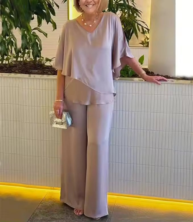 Komplet Damski Elegancki Dwuczęściowy