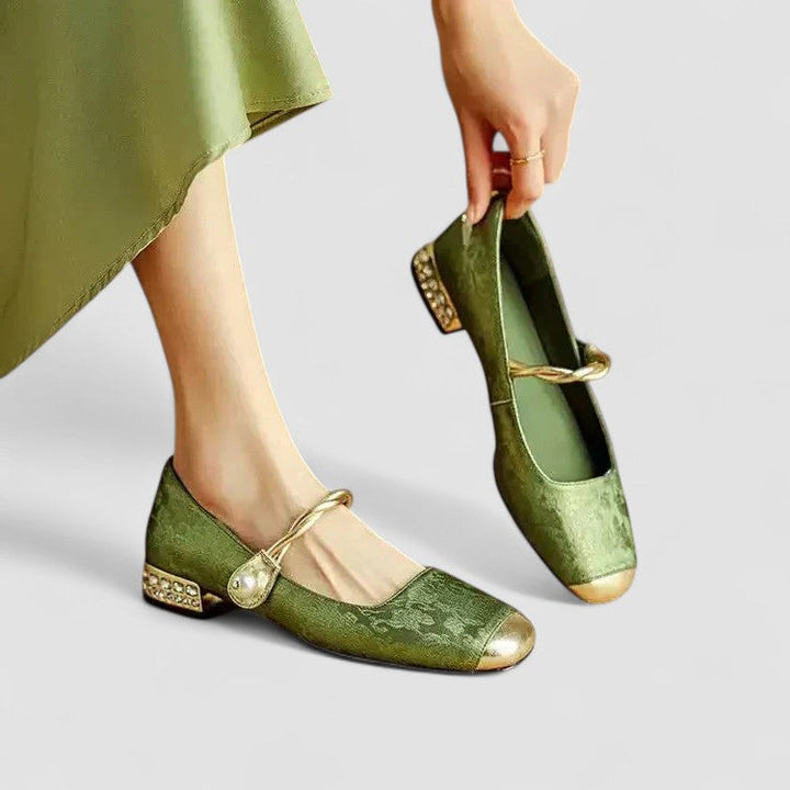 Buty Na Obcasie Mary Jane Damskie