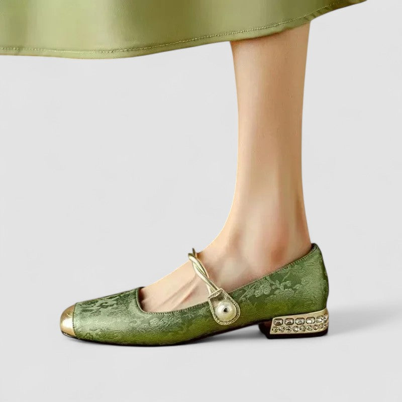 Buty Na Obcasie Mary Jane Damskie