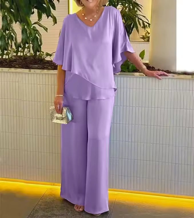 Komplet Damski Elegancki Dwuczęściowy