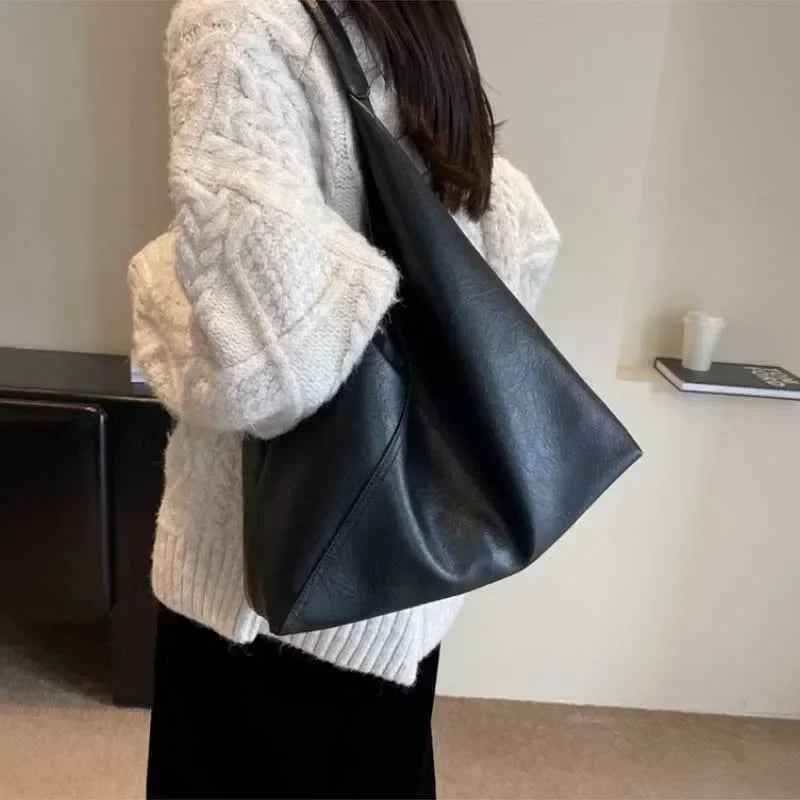 Torebka Damska Shopper Z Szerokim Uchwytem