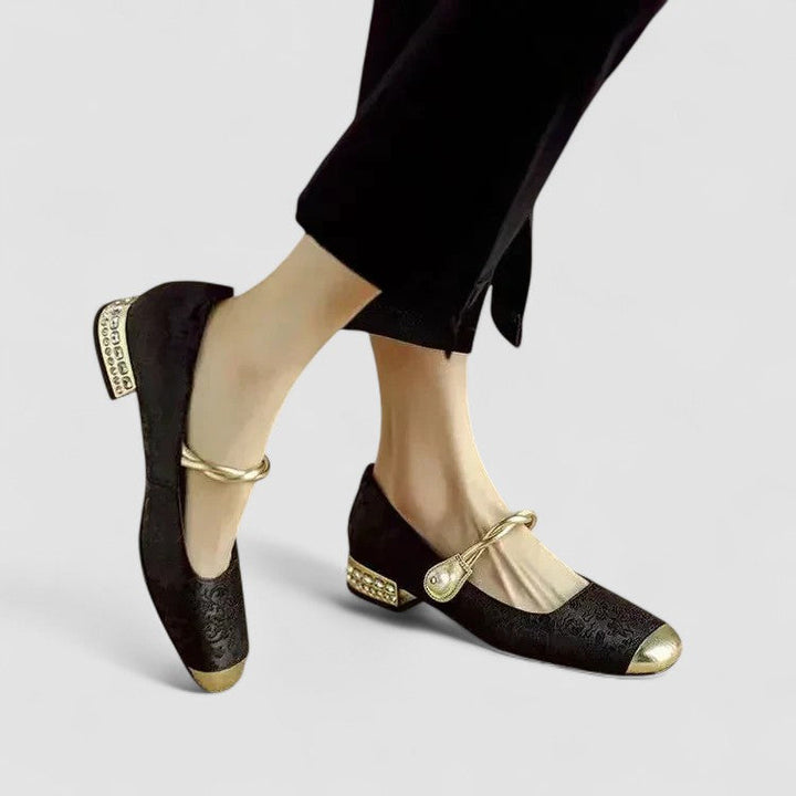 Buty Na Obcasie Mary Jane Damskie