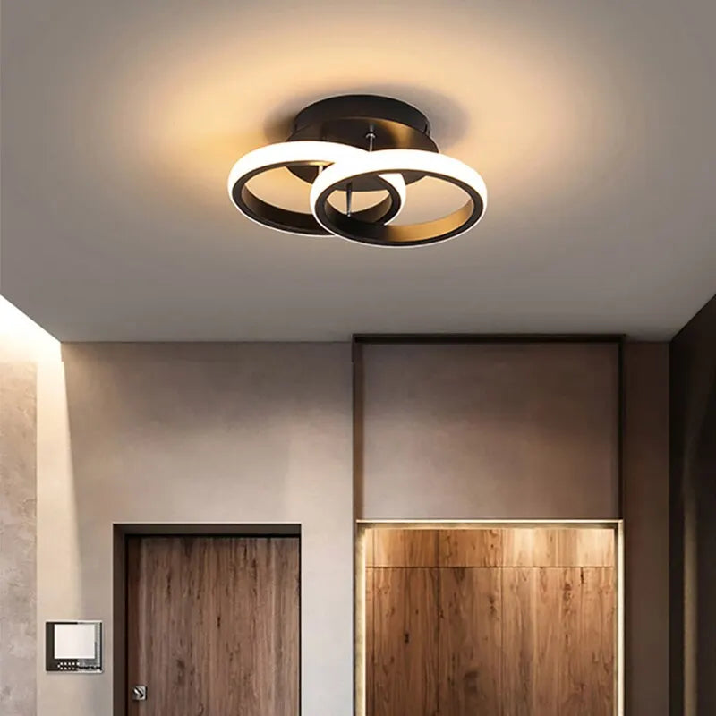 Lampa Sufitowa LED Z Geometryczną Formą Do Oświetlenia Wnętrz