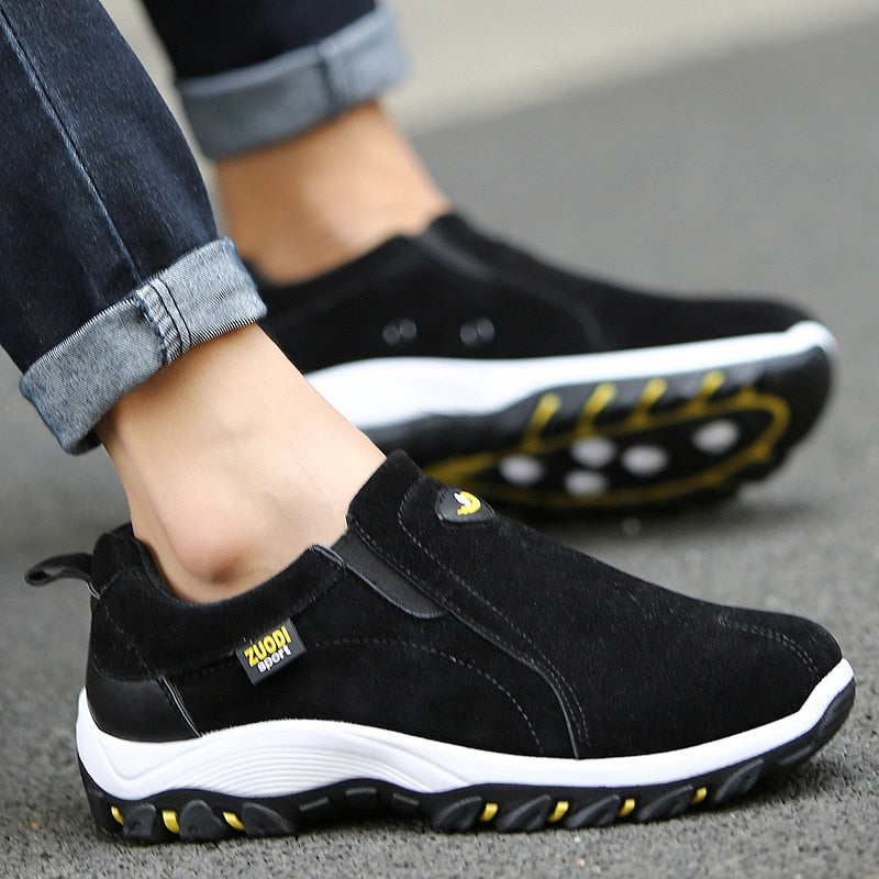 Buty Outdoor Męskie Wsuwane Z Wysoką Podeszwą