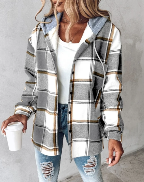 Bluza Damska Casual Z Kapturem I Nadrukiem