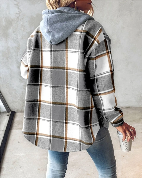 Bluza Damska Casual Z Kapturem I Nadrukiem