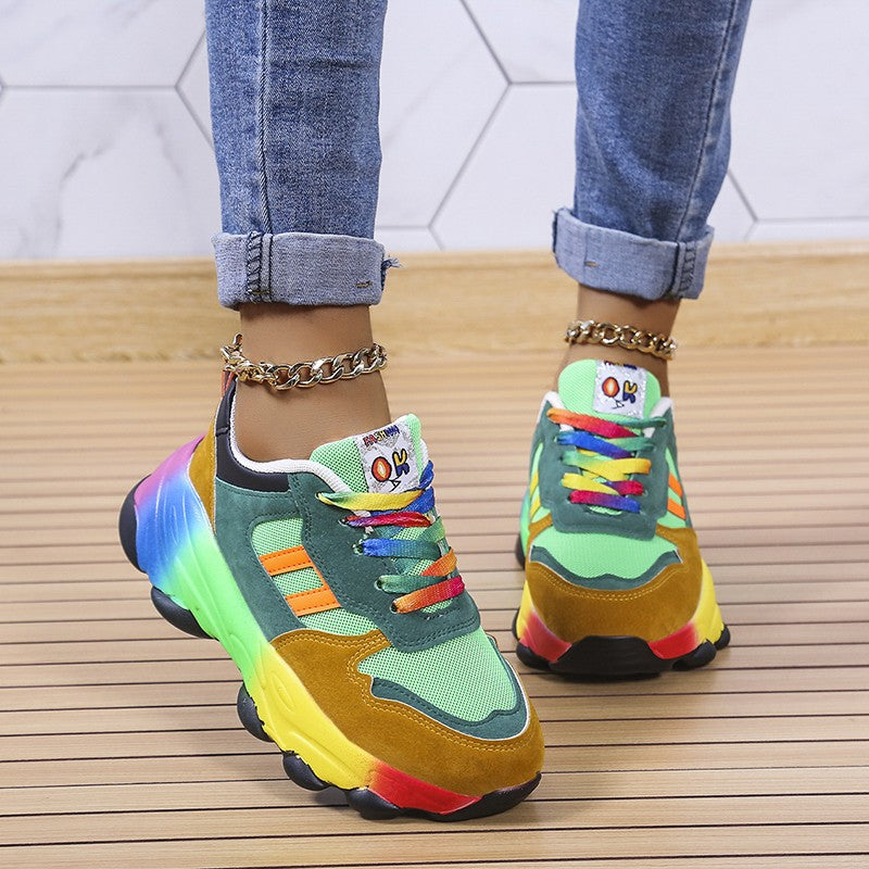 Ortopedyczne Sneakersy Damskie Kolorowe