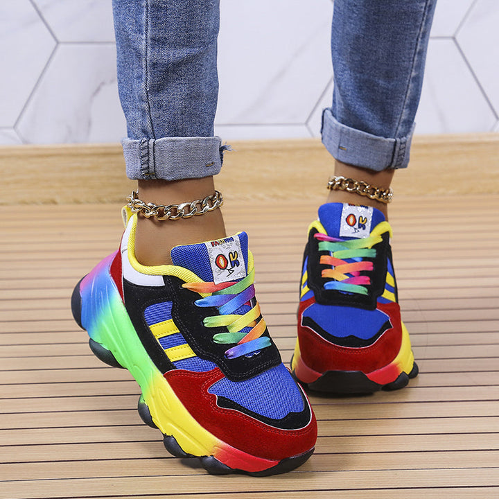 Ortopedyczne Sneakersy Damskie Kolorowe