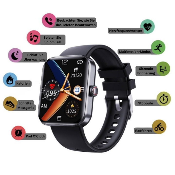 Smartwatch Z Monitorowaniem Glukozy Tętna I Snu
