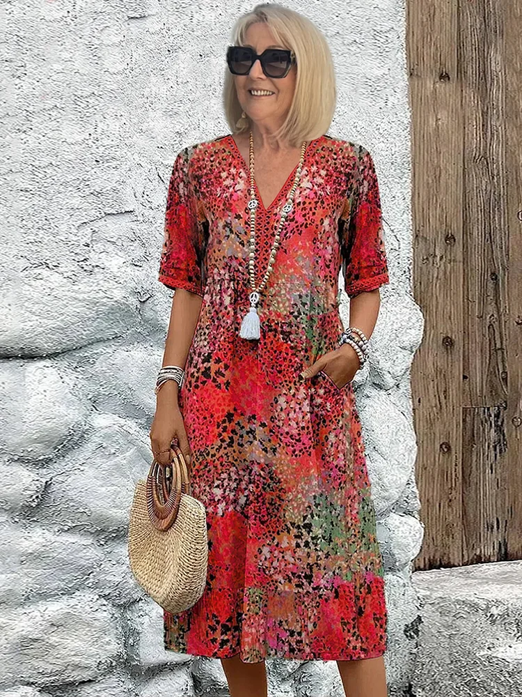 Elżbieta | Sukienka Midi Na Wesele Elegancka