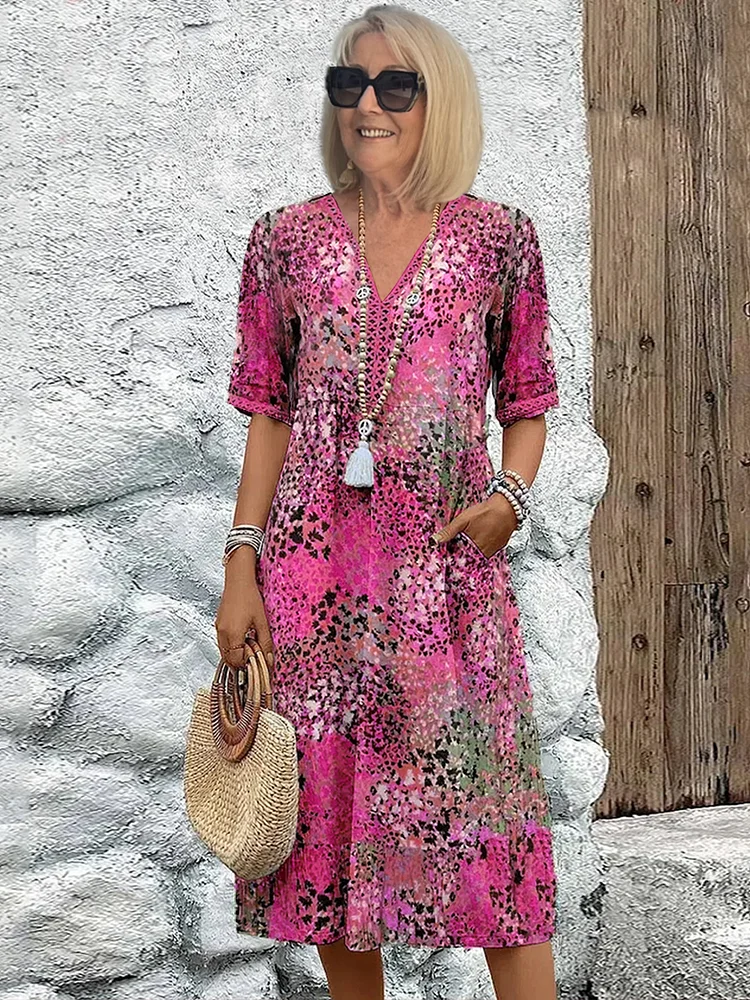 Elżbieta | Sukienka Midi Na Wesele Elegancka
