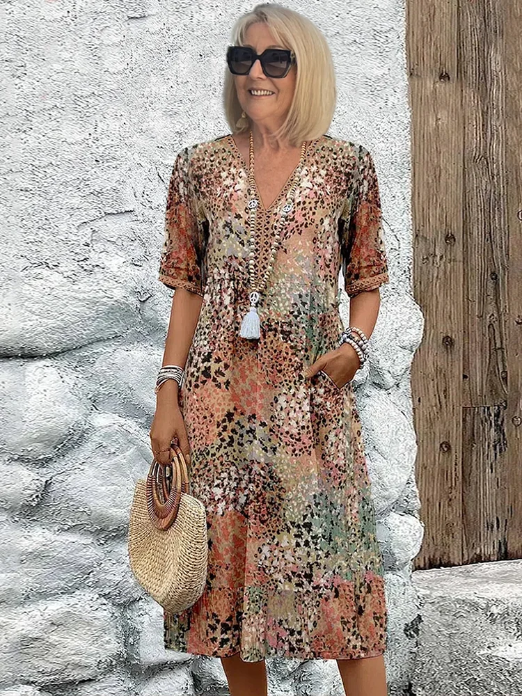 Elżbieta | Sukienka Midi Na Wesele Elegancka