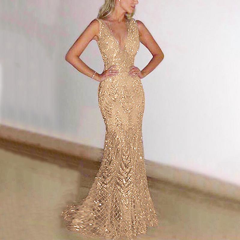 Sukienki Na Studniówkę Sequin Maxi | Wieczorowa - Dom Szyku