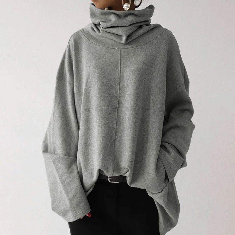 Sweter Damski z Golfem | Oversize