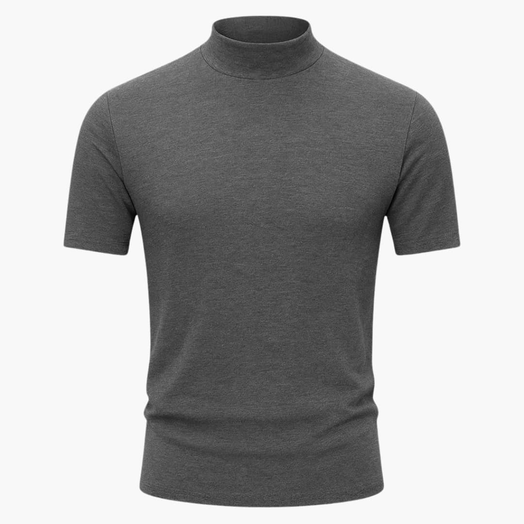 Filip | Koszulka Męska Ze Stójką Slim Fit