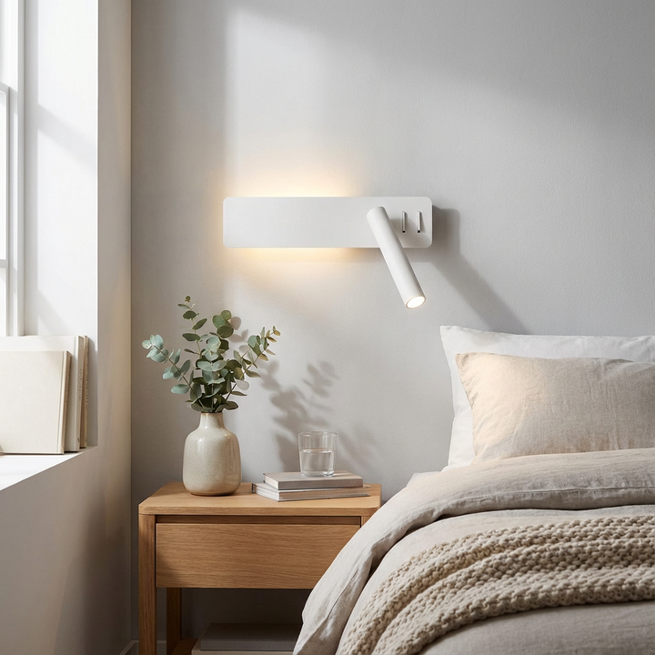 Lampa Ścienna LED Z Regulowanym Ramieniem Do Czytania