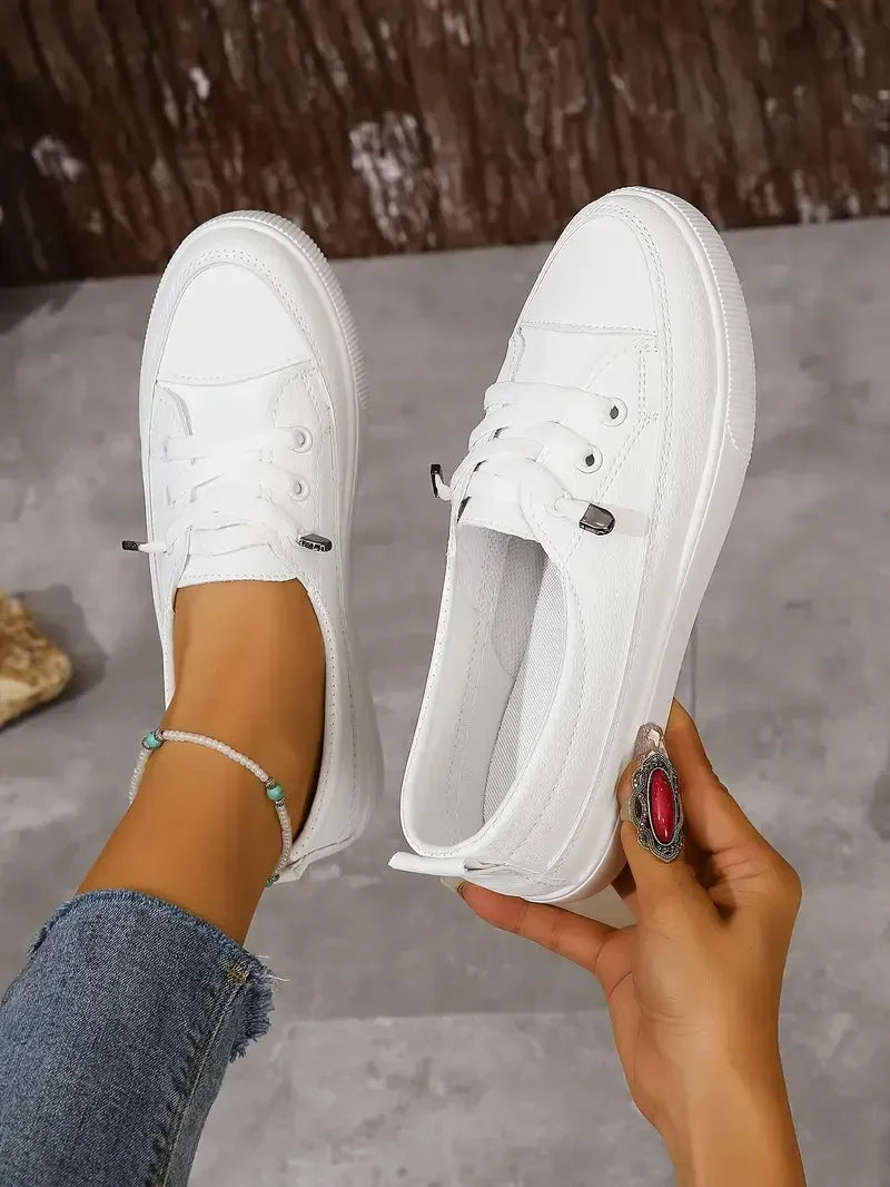 Sneakersy Damskie Sznurowane Codzienne
