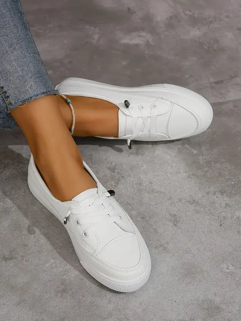 Sneakersy Damskie Sznurowane Codzienne
