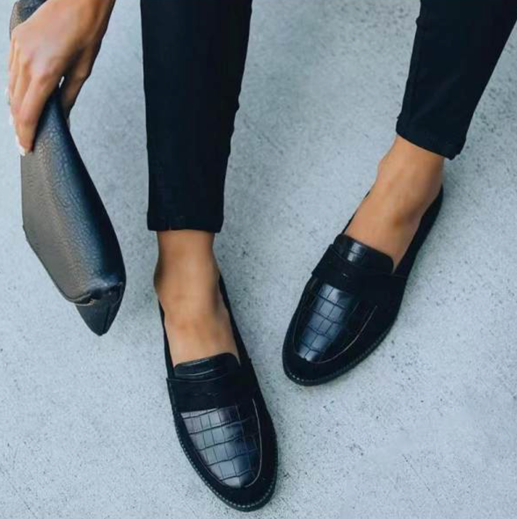 Buty Damskie Czarne Formalne do Stylizacji Wizytowych i Codziennych Dla Kobiet