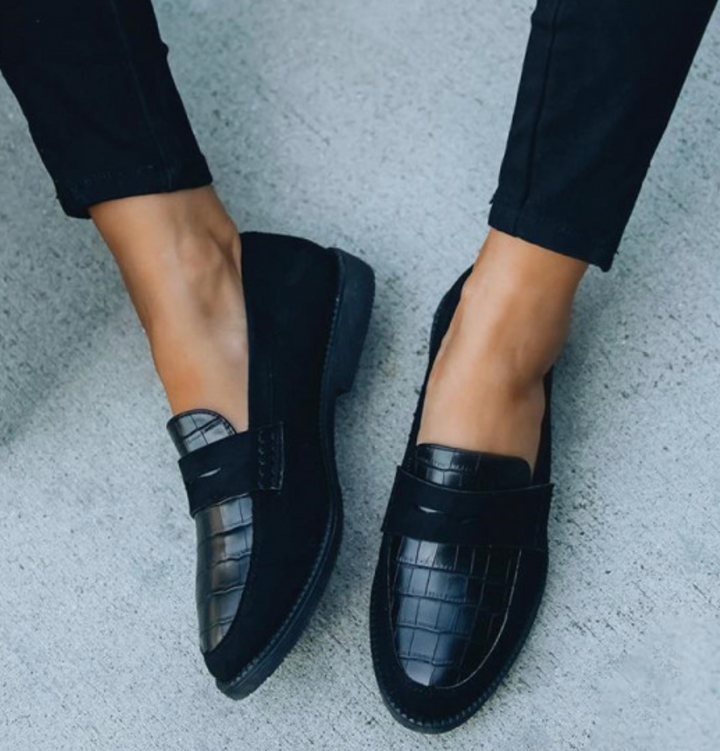 Buty Damskie Czarne Formalne do Stylizacji Wizytowych i Codziennych Dla Kobiet
