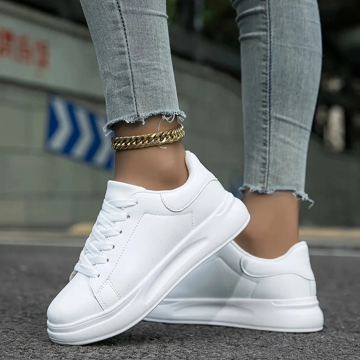 Ortopedyczne Sneakersy Damskie Białe