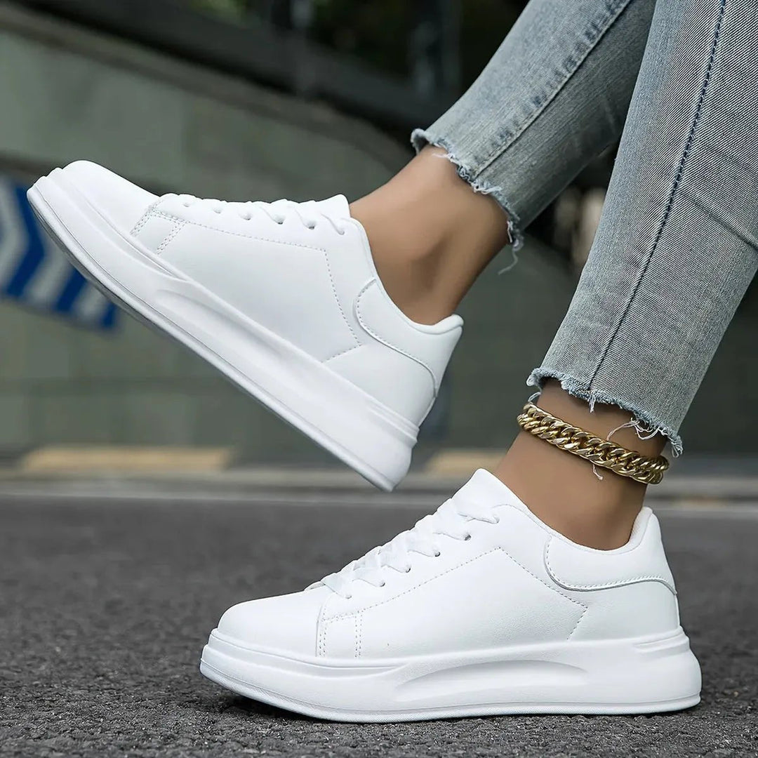Ortopedyczne Sneakersy Damskie Białe