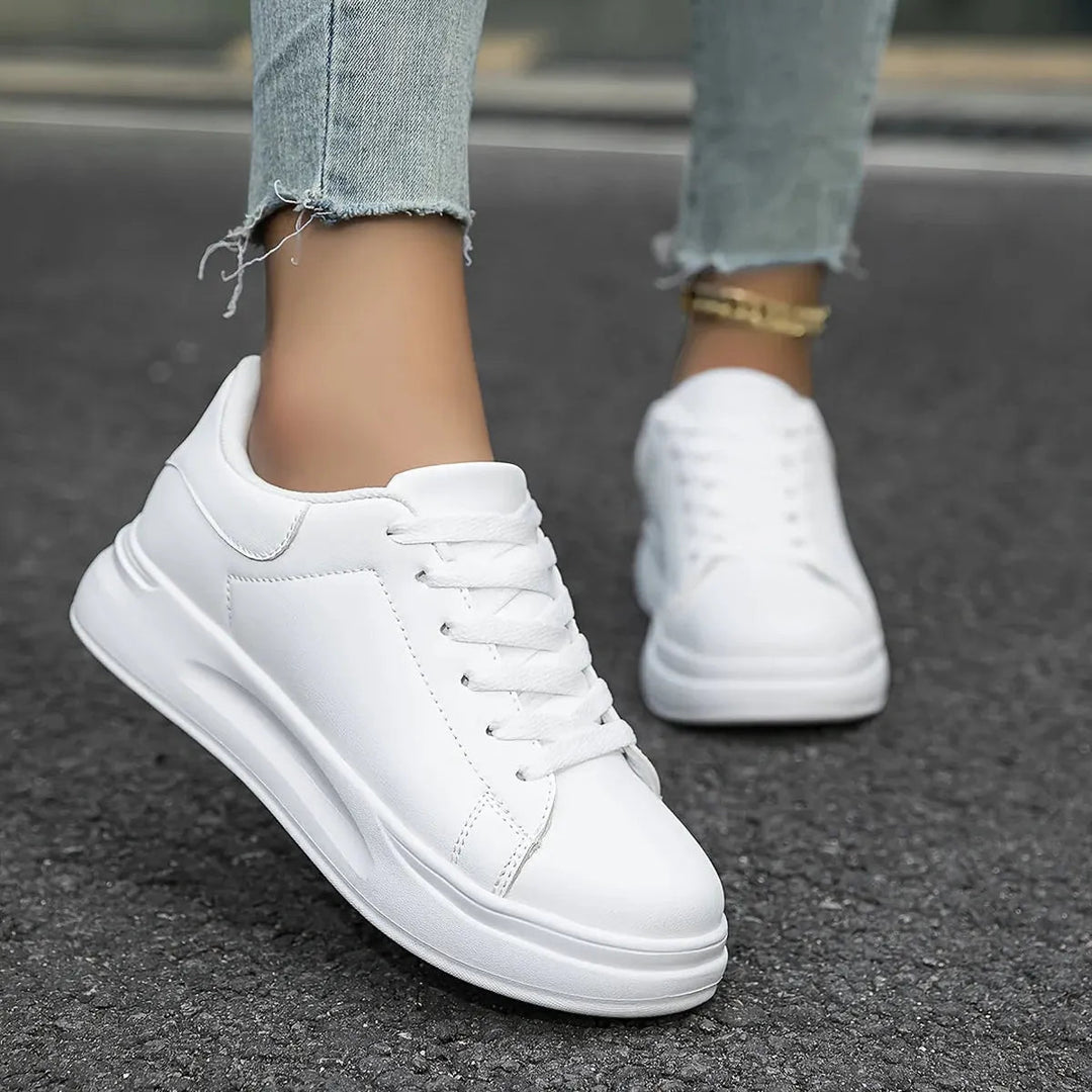Ortopedyczne Sneakersy Damskie Białe