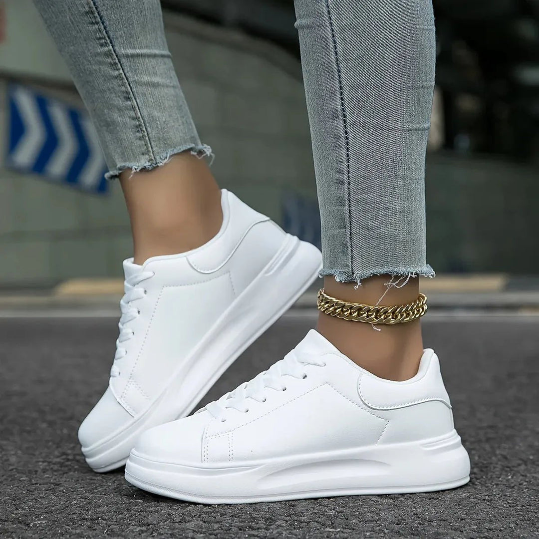 Ortopedyczne Sneakersy Damskie Białe