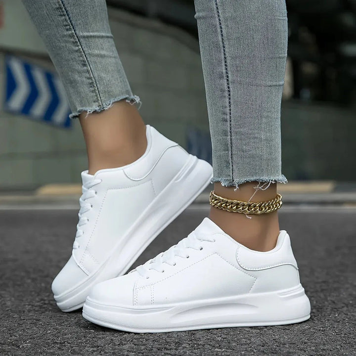 Ortopedyczne Sneakersy Damskie Białe