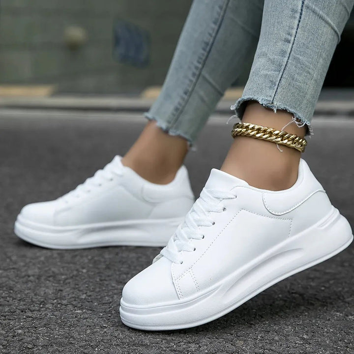 Ortopedyczne Sneakersy Damskie Białe