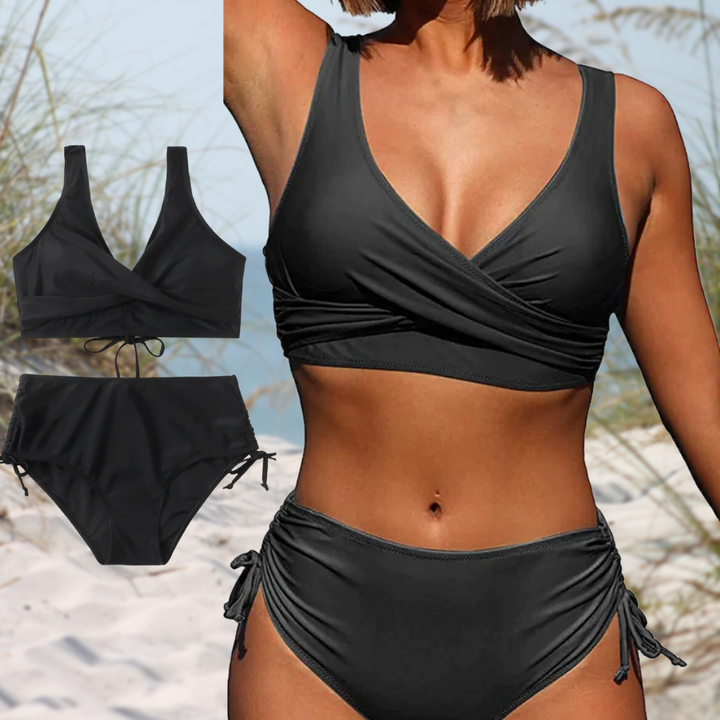 Amara | Bikini Z Wysokim Stanem I Regulowanym Topem