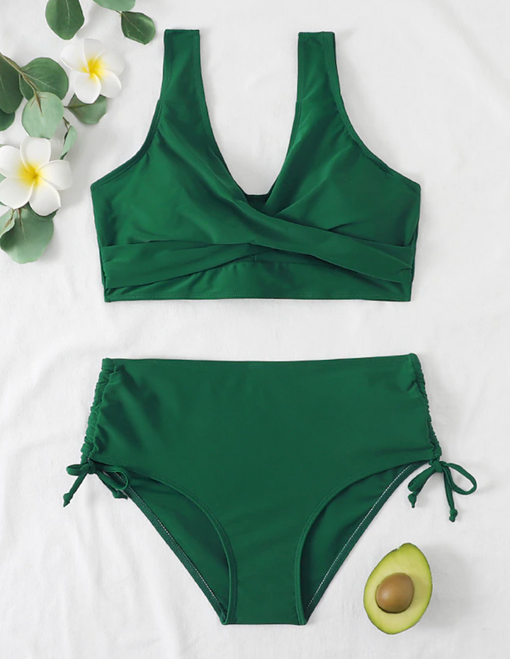 Amara | Bikini Z Wysokim Stanem I Regulowanym Topem