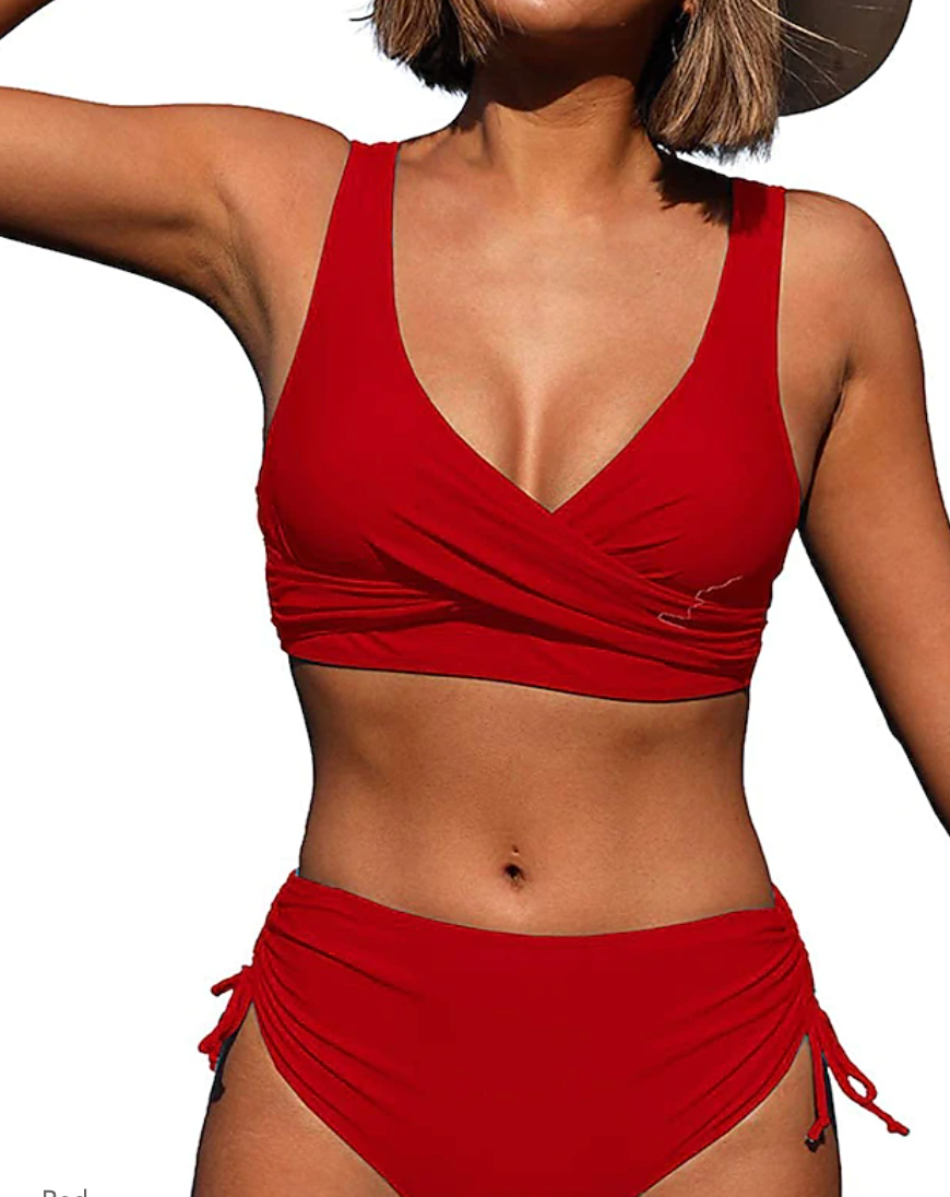 Amara | Bikini Z Wysokim Stanem I Regulowanym Topem