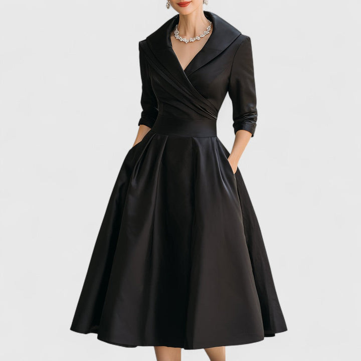Sukienka Na Wesele Midi Elegancka
